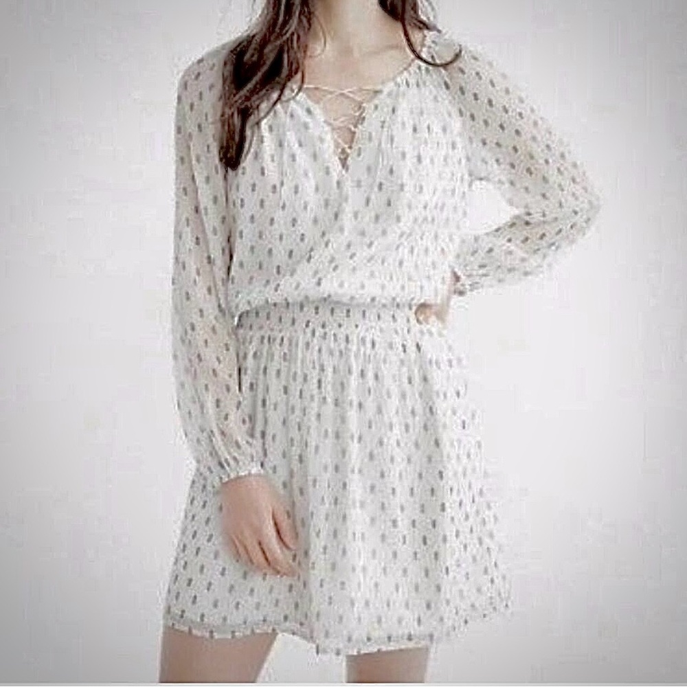 Abercrombie & Fitch Long Sleeve A line Dress Size XL NWT